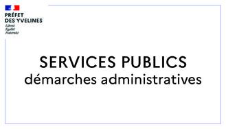 Services publics - Démarches administratives